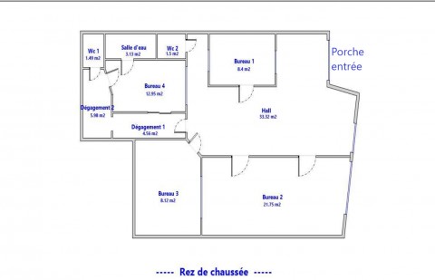 Vente Local commercial toutes activités sauf restauration  , 102 m2 au centre de Clermont-Ferrand (63) en France