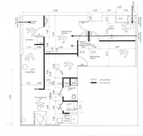 Vente Laboratoire - atelier pour des spécialités culinaires à Clichy (92110) en France