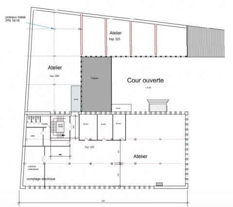 Vente Ensemble immobilier professionnel de 1000 m2, à Saint-Étienne (42000) en France